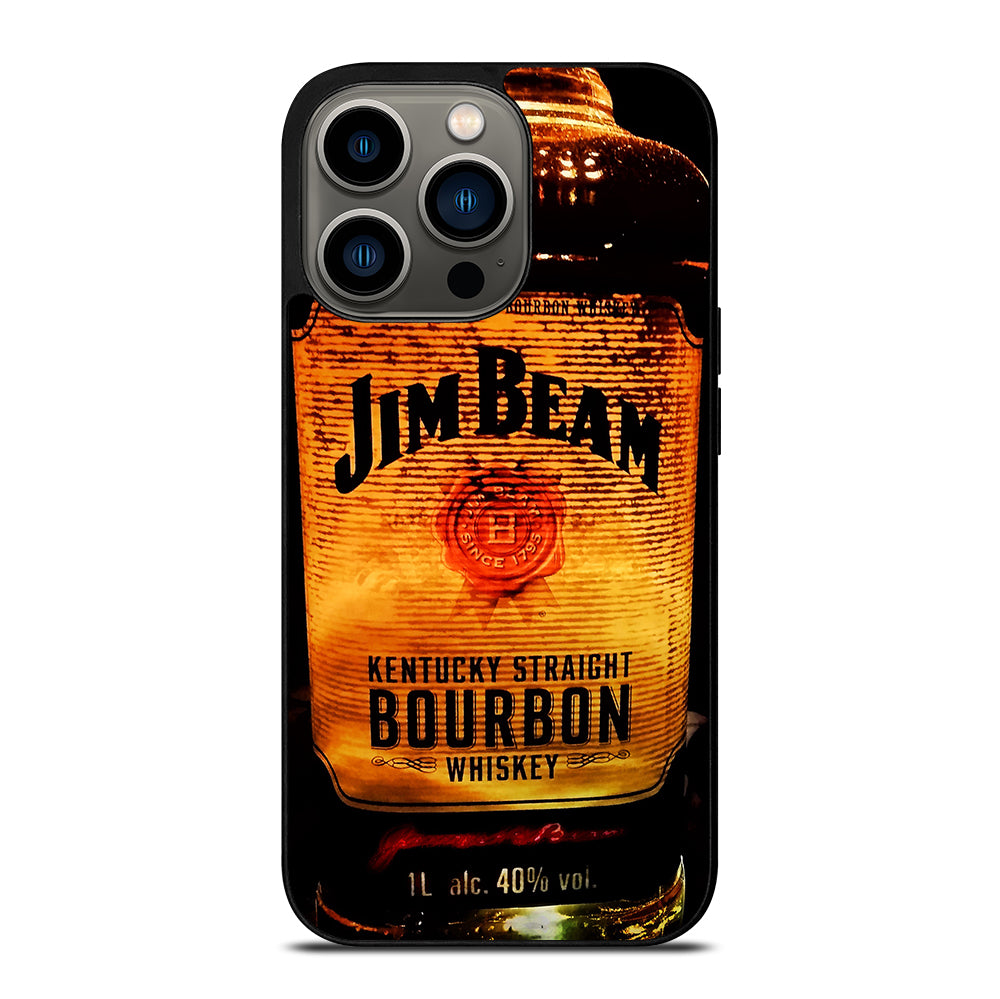 JIM BEAM WHISKEY BOTTLE 3 iPhone 13 Pro Case Cover