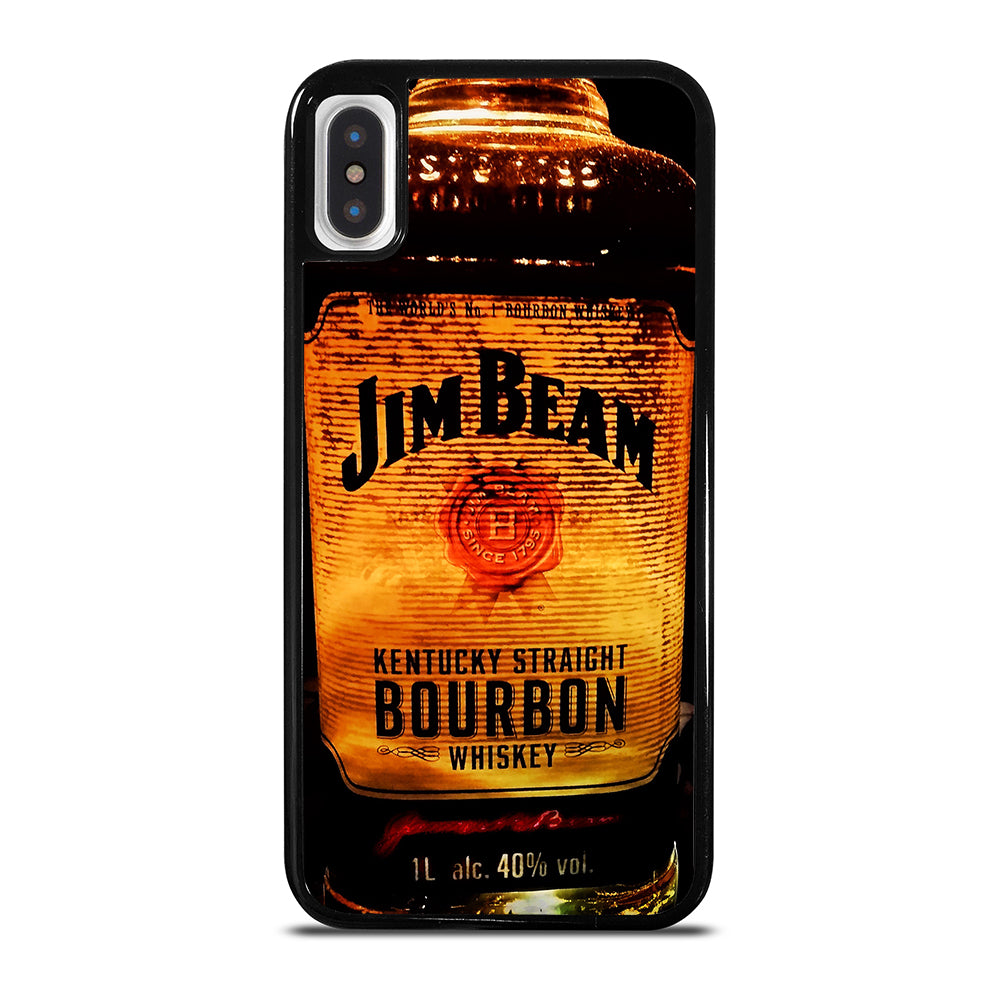 JIM BEAM WHISKEY BOTTLE 3 iPhone X / XS Case Cover