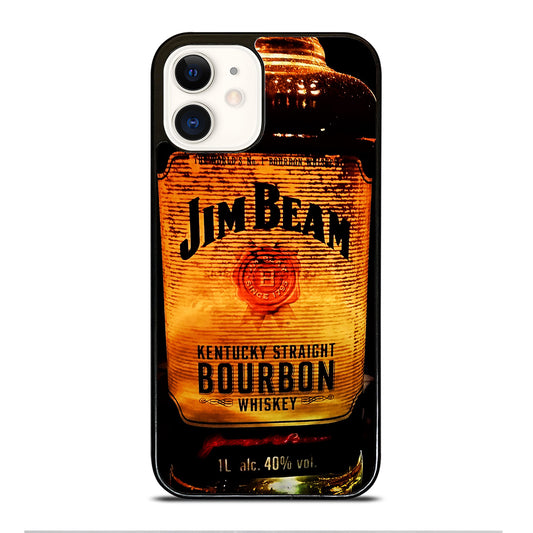 JIM BEAM WHISKEY BOTTLE 3 iPhone 12 Case Cover