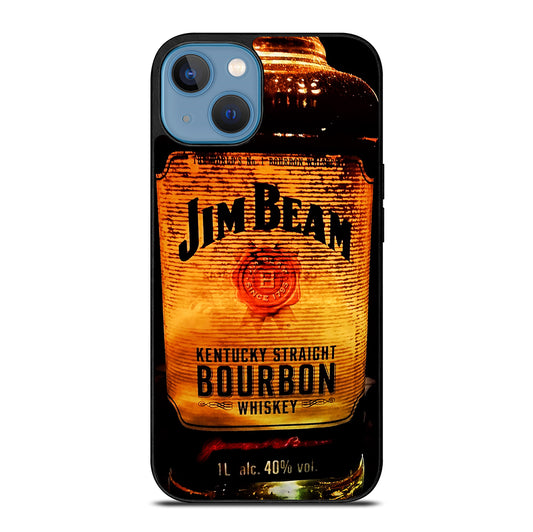 JIM BEAM WHISKEY BOTTLE 3 iPhone 13 Case Cover