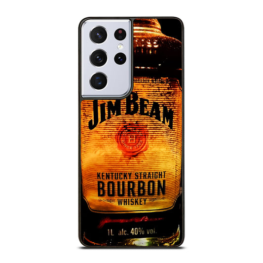 JIM BEAM WHISKEY BOTTLE 3 Samsung Galaxy S21 Ultra Case Cover