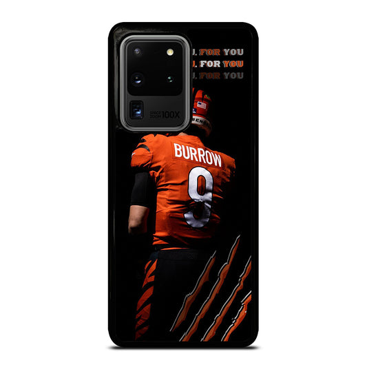JOE BURROW CINCINNATI BENGALS FOOTBALL NFL Samsung Galaxy S20 Ultra Case Cover