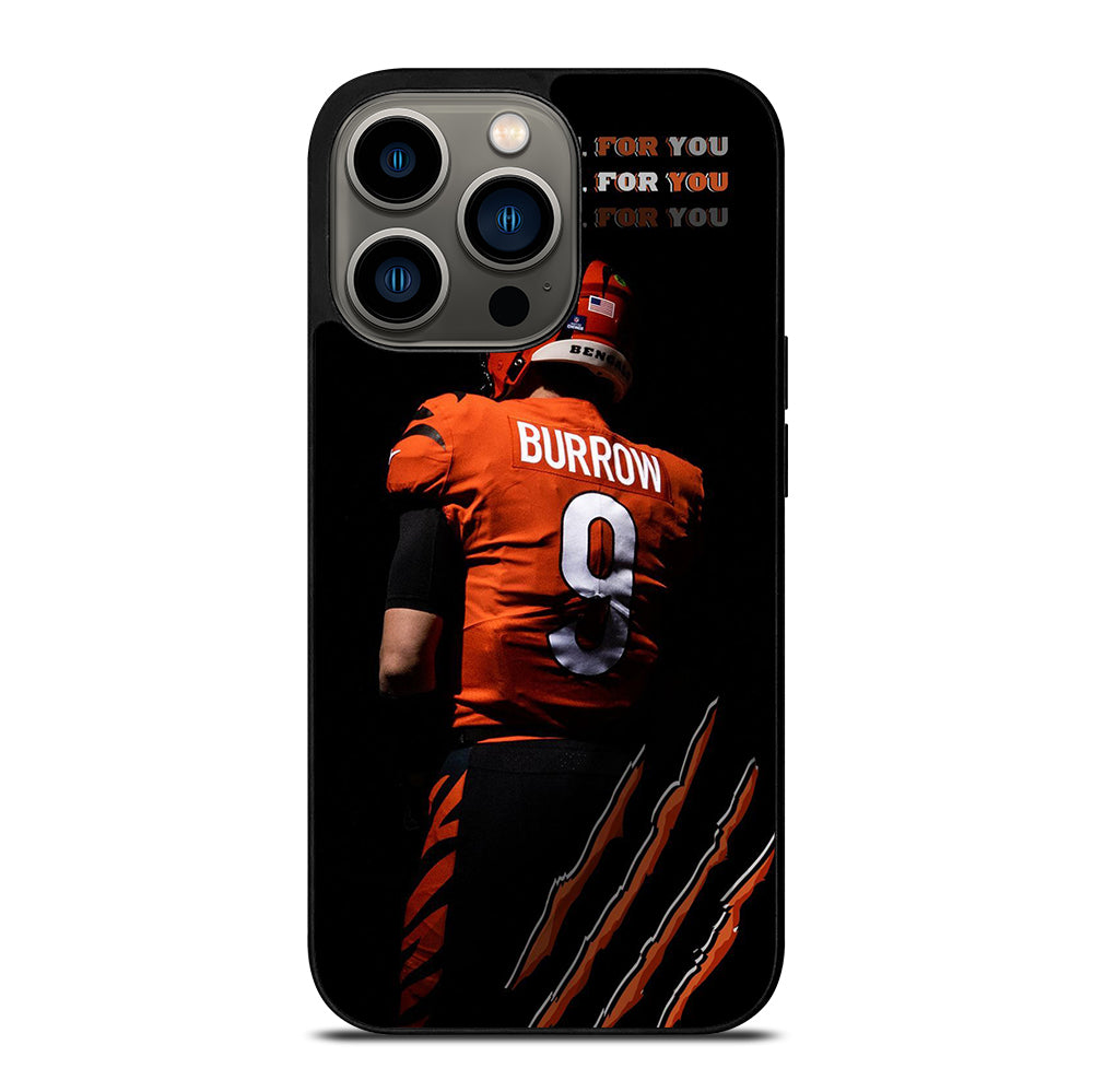 JOE BURROW CINCINNATI BENGALS FOOTBALL NFL iPhone 13 Pro Case Cover