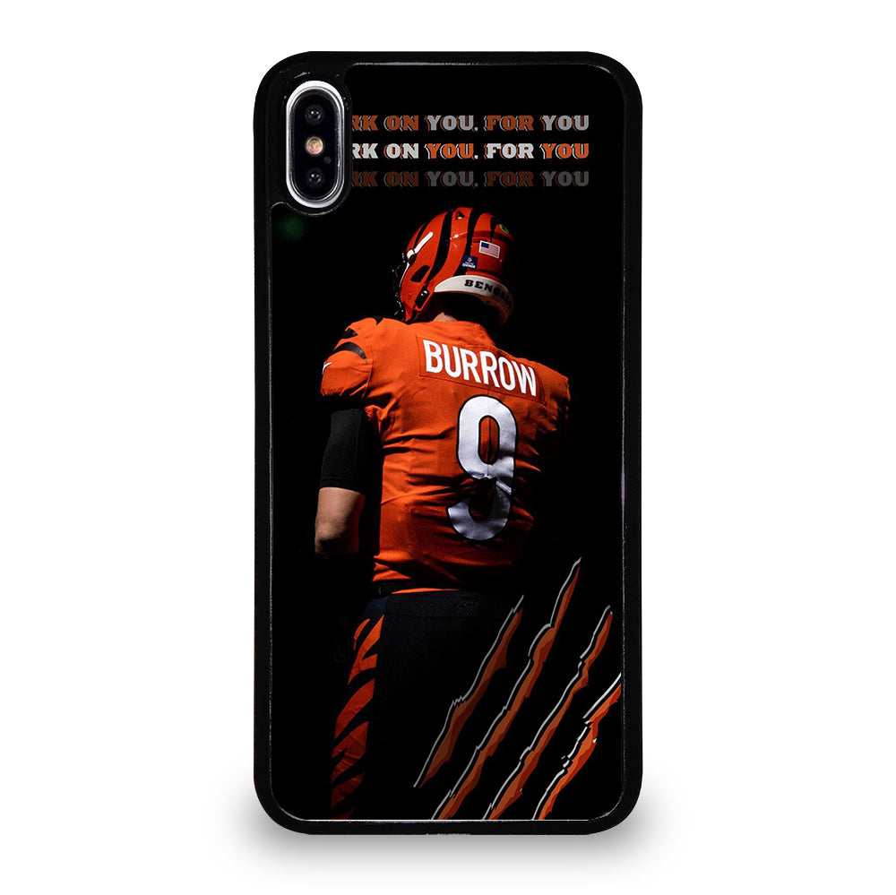JOE BURROW CINCINNATI BENGALS FOOTBALL NFL iPhone XS Max Case Cover
