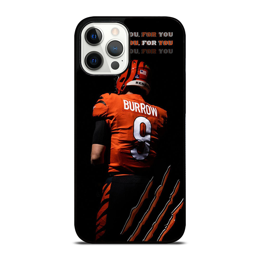 JOE BURROW CINCINNATI BENGALS FOOTBALL NFL iPhone 12 Pro Max Case Cover