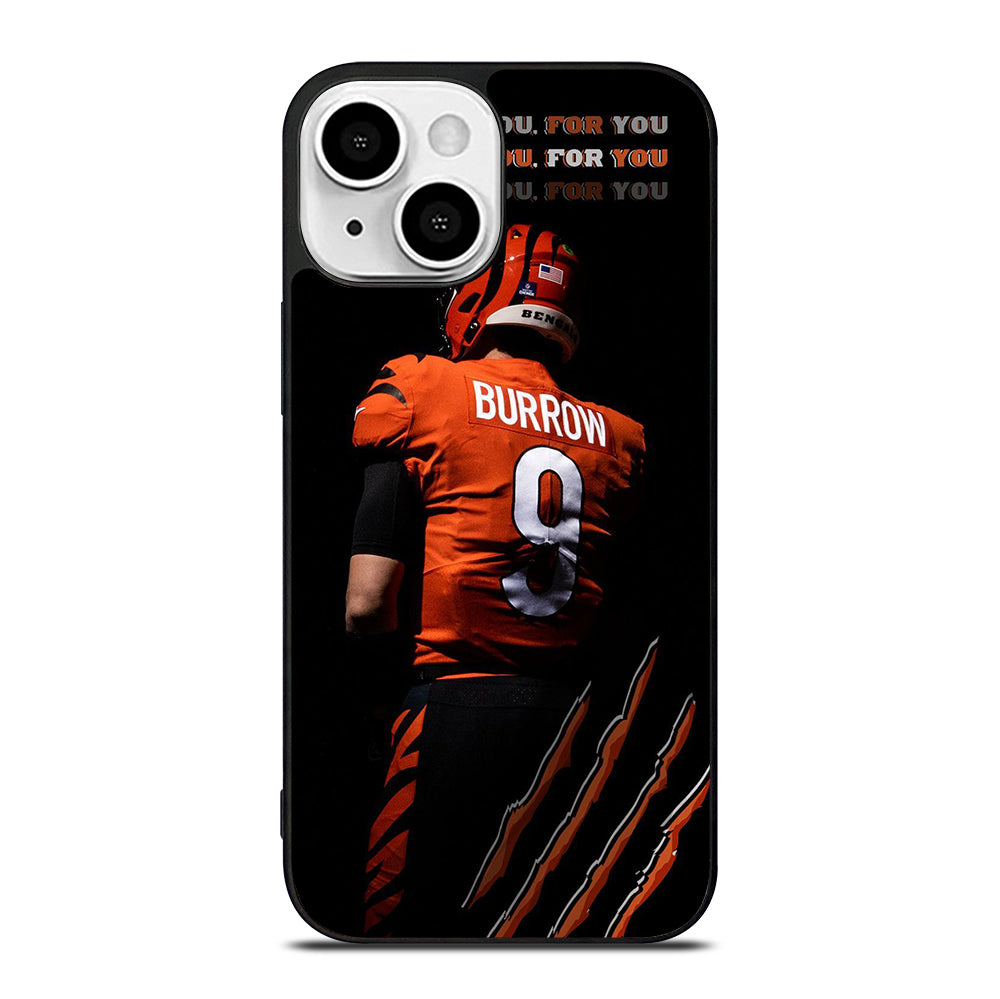 JOE BURROW CINCINNATI BENGALS FOOTBALL NFL iPhone 13 Mini Case Cover