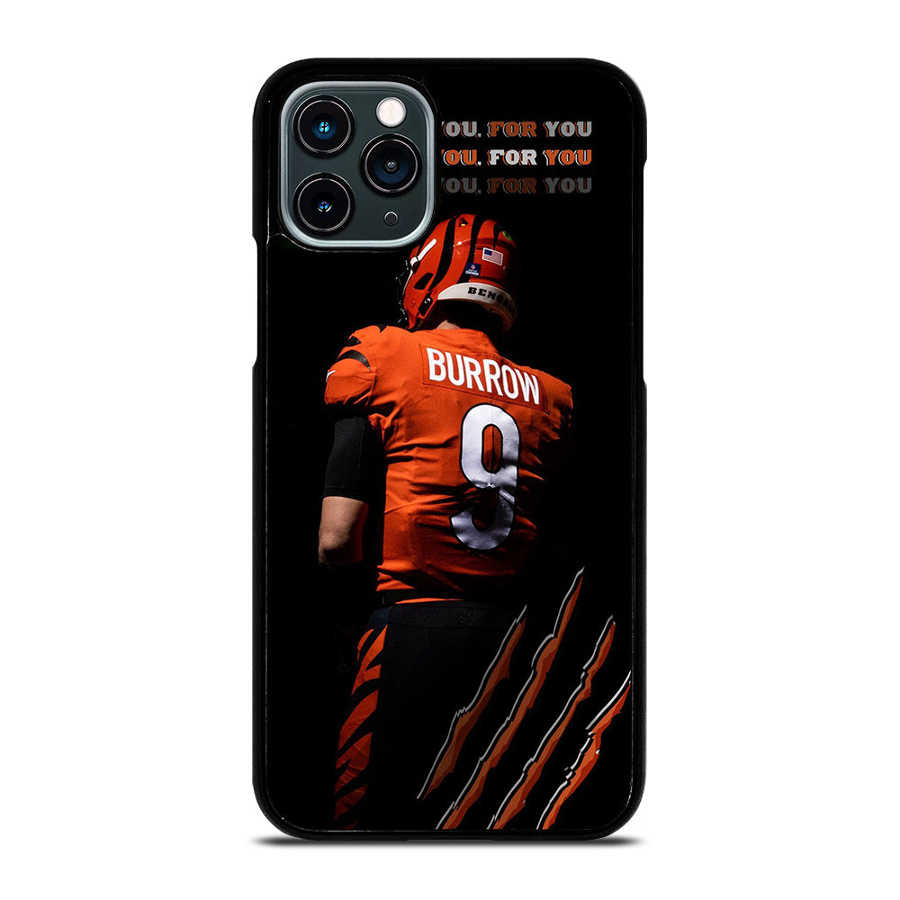JOE BURROW CINCINNATI BENGALS FOOTBALL NFL iPhone 11 Pro Case Cover