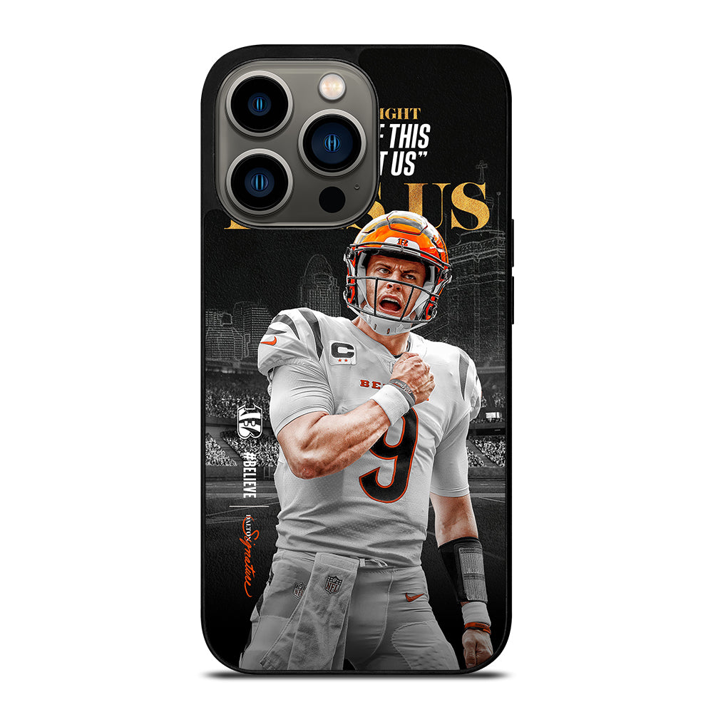 JOE BURROW CINCINNATI BENGALS QUOTE iPhone 13 Pro Case Cover