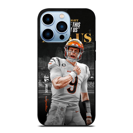 JOE BURROW CINCINNATI BENGALS QUOTE iPhone 13 Pro Max Case Cover
