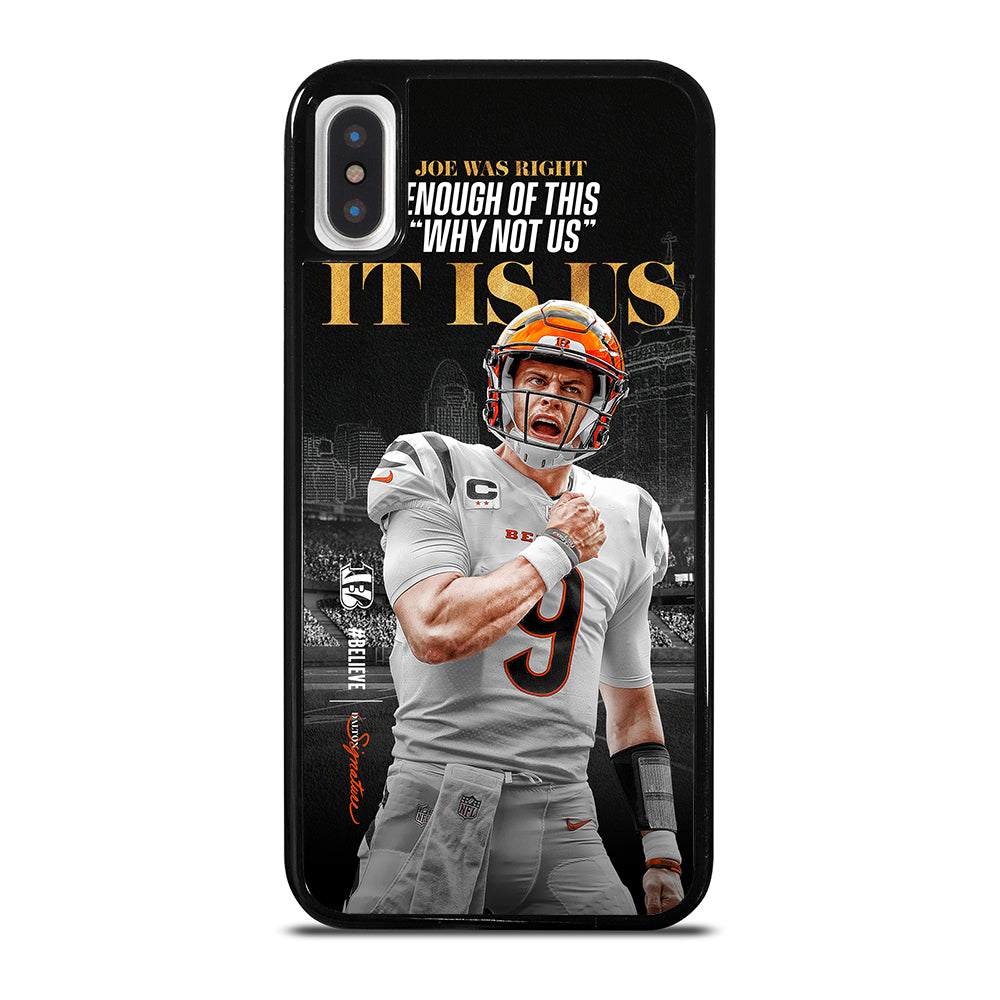 JOE BURROW CINCINNATI BENGALS QUOTE iPhone X / XS Case Cover