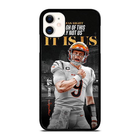 JOE BURROW CINCINNATI BENGALS QUOTE iPhone 11 Case Cover