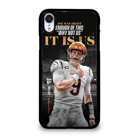 JOE BURROW CINCINNATI BENGALS QUOTE iPhone XR Case Cover