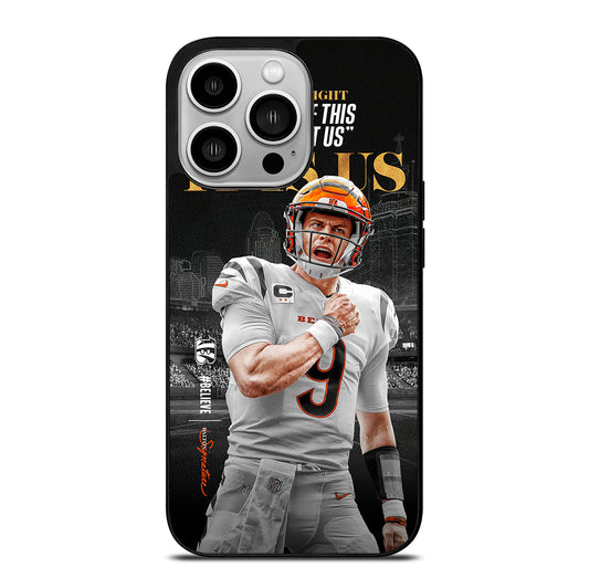 JOE BURROW CINCINNATI BENGALS QUOTE iPhone 14 Pro Case Cover