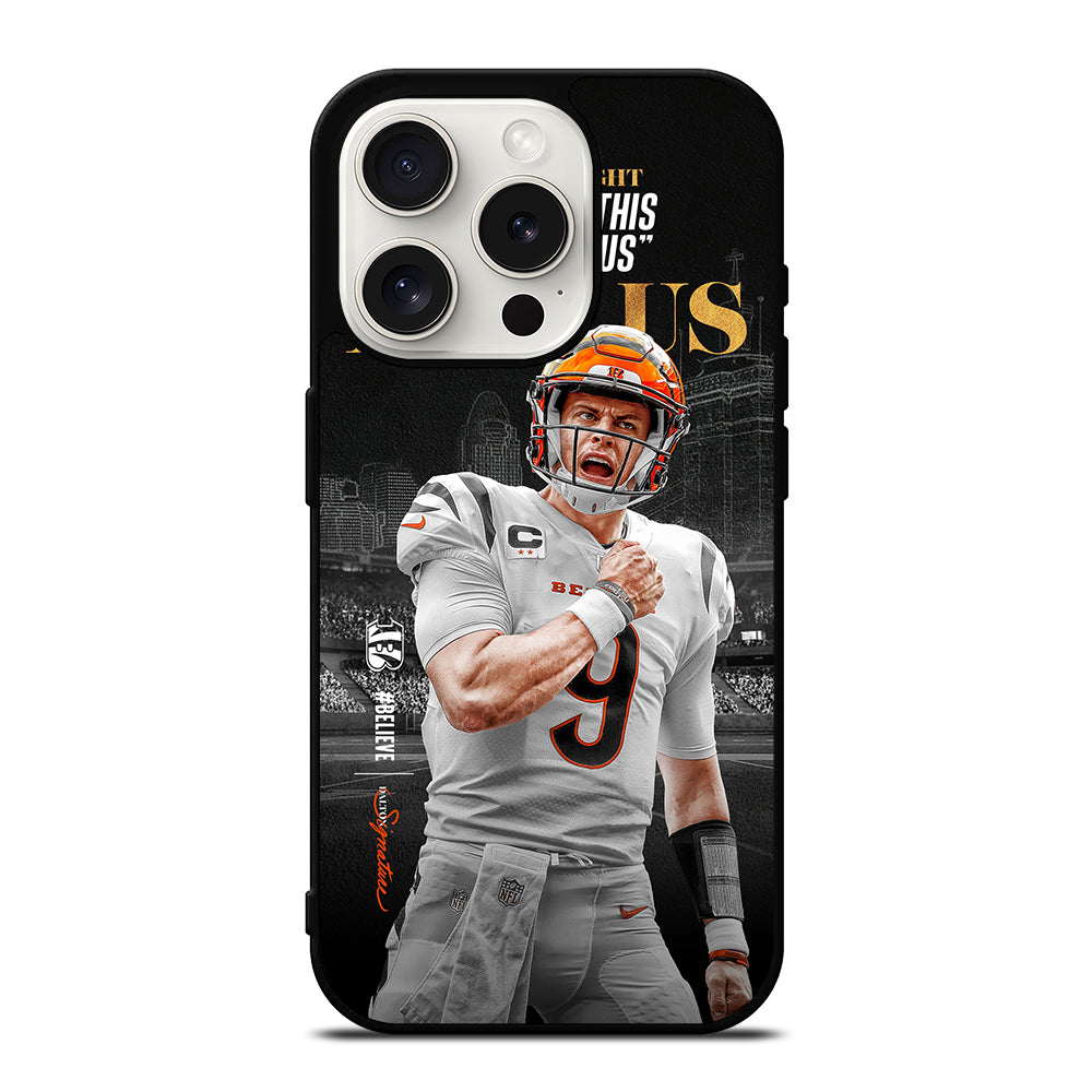 JOE BURROW CINCINNATI BENGALS QUOTE iPhone 15 Pro Case Cover