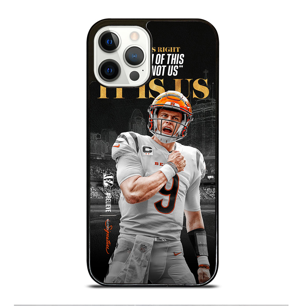 JOE BURROW CINCINNATI BENGALS QUOTE iPhone 12 Pro Case Cover