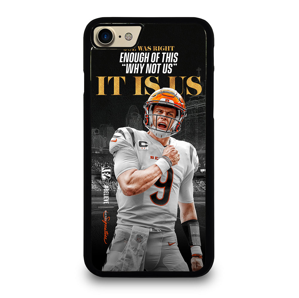 JOE BURROW CINCINNATI BENGALS QUOTE iPhone 7 / 8 Case Cover