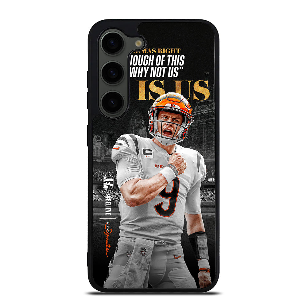 JOE BURROW CINCINNATI BENGALS QUOTE Samsung Galaxy S23 Plus Case Cover