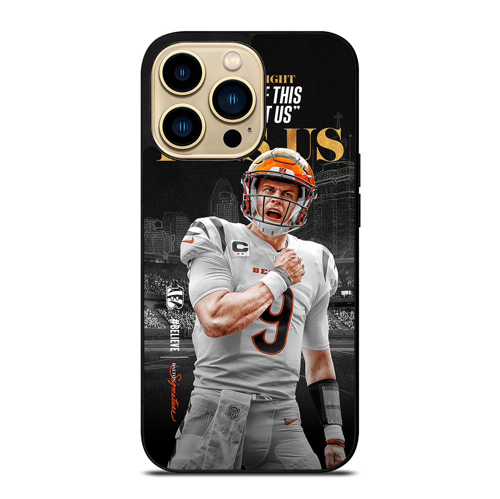 JOE BURROW CINCINNATI BENGALS QUOTE iPhone 14 Pro Max Case Cover