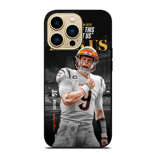 JOE BURROW CINCINNATI BENGALS QUOTE iPhone 14 Pro Max Case Cover