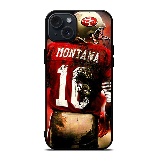 JOE MONTANA 49ERS NFL iPhone 15 Plus Case Cover