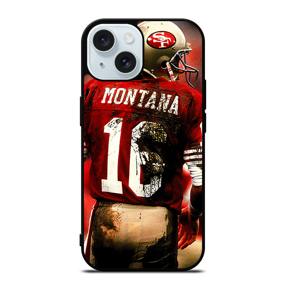 JOE MONTANA 49ERS NFL iPhone 15 Case Cover