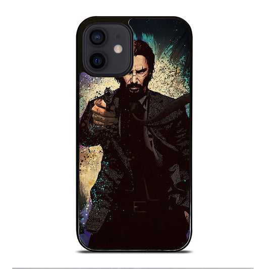 JOHN WICK KEANU REEVES ART iPhone 12 Mini Case Cover
