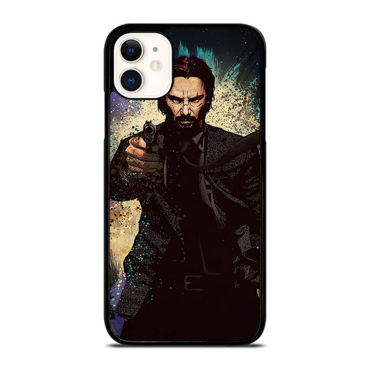 JOHN WICK KEANU REEVES ART iPhone 11 Case Cover