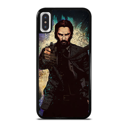 JOHN WICK KEANU REEVES ART iPhone X / XS Case Cover