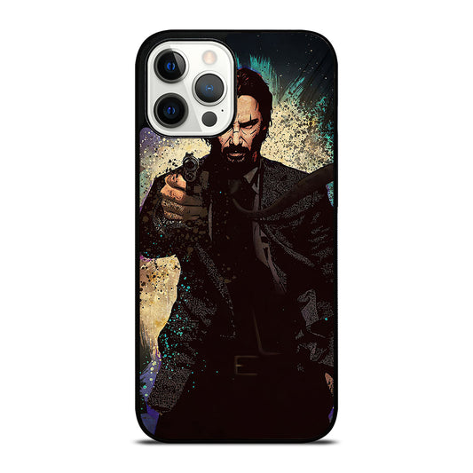 JOHN WICK KEANU REEVES ART iPhone 12 Pro Max Case Cover