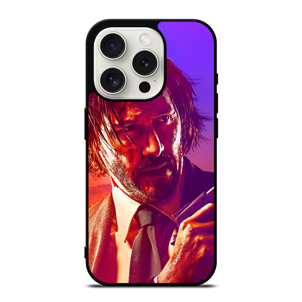 JOHN WICK KEANU REEVES FACE 2 iPhone 15 Pro Case Cover