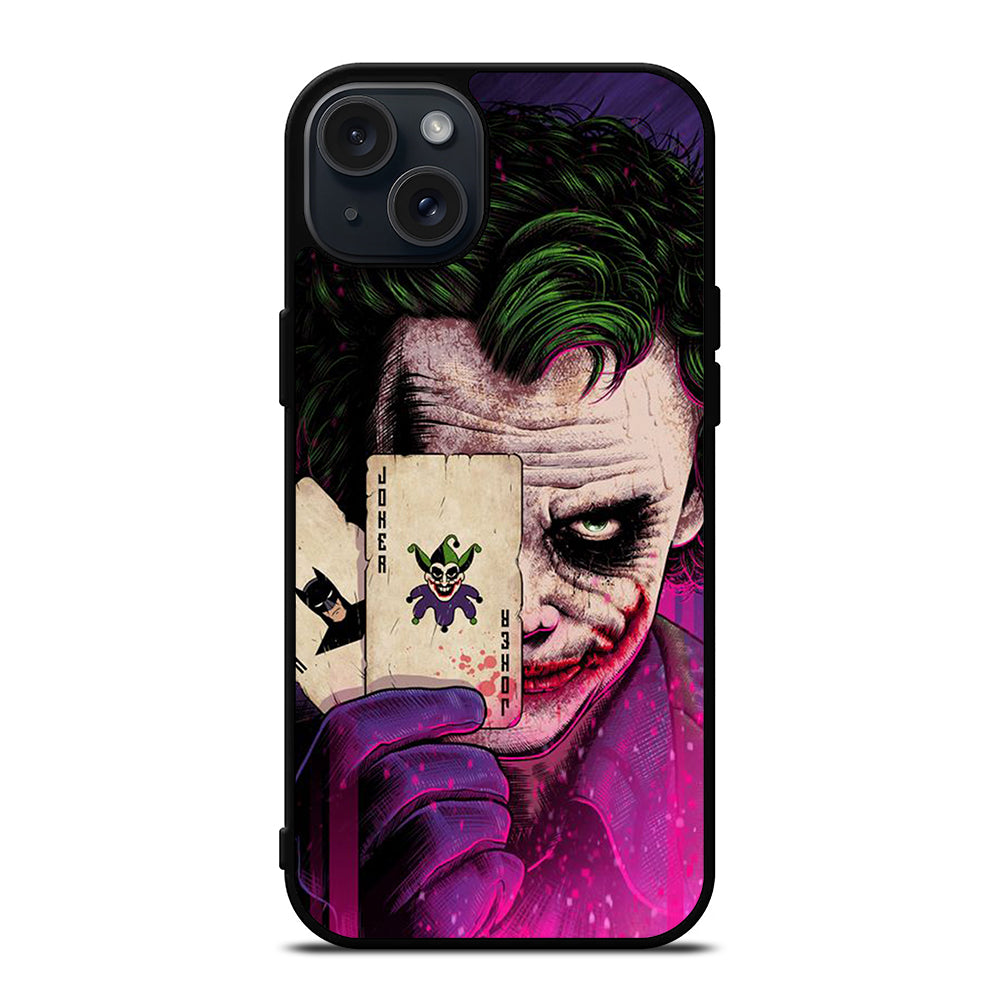 JOKER ON CARD iPhone 15 Plus Case Cover