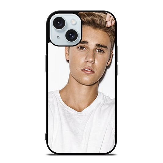 JUSTIN BIEBER FACE iPhone 15 Case Cover