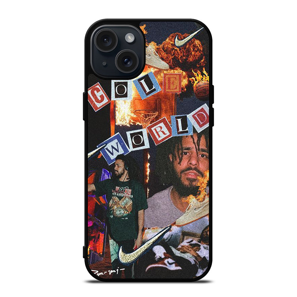 J COLE RAPPER COLLAGE iPhone 15 Plus Case Cover