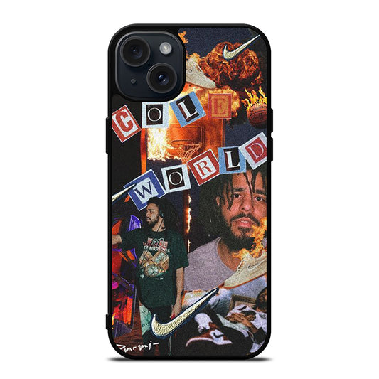 J COLE RAPPER COLLAGE iPhone 15 Plus Case Cover