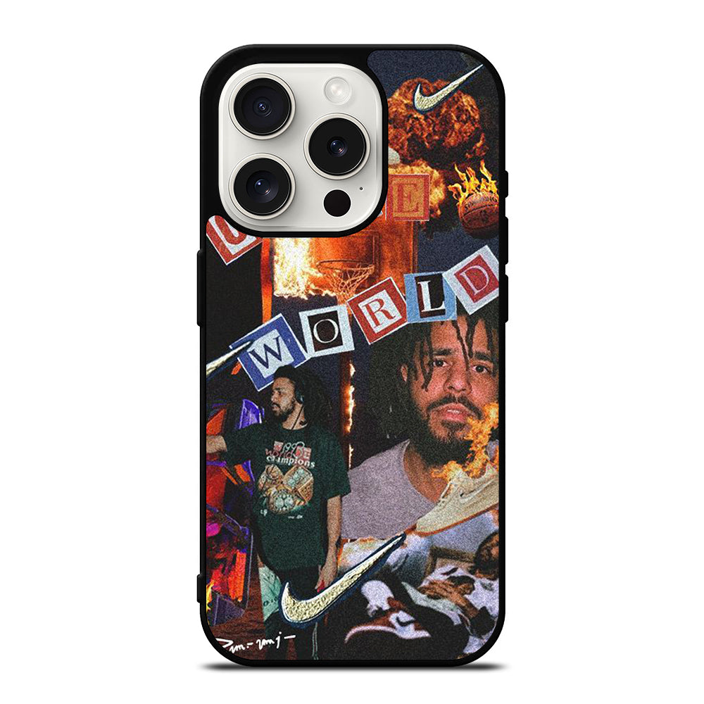 J COLE RAPPER COLLAGE iPhone 15 Pro Case Cover