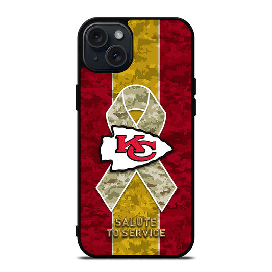KANSAS CITY CHIEFS ICON iPhone 15 Plus Case Cover
