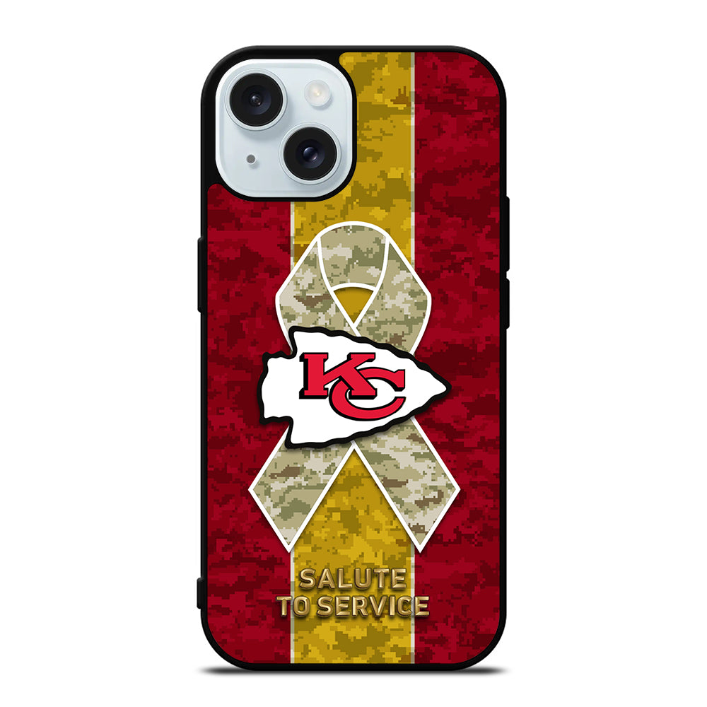 KANSAS CITY CHIEFS ICON iPhone 15 Case Cover