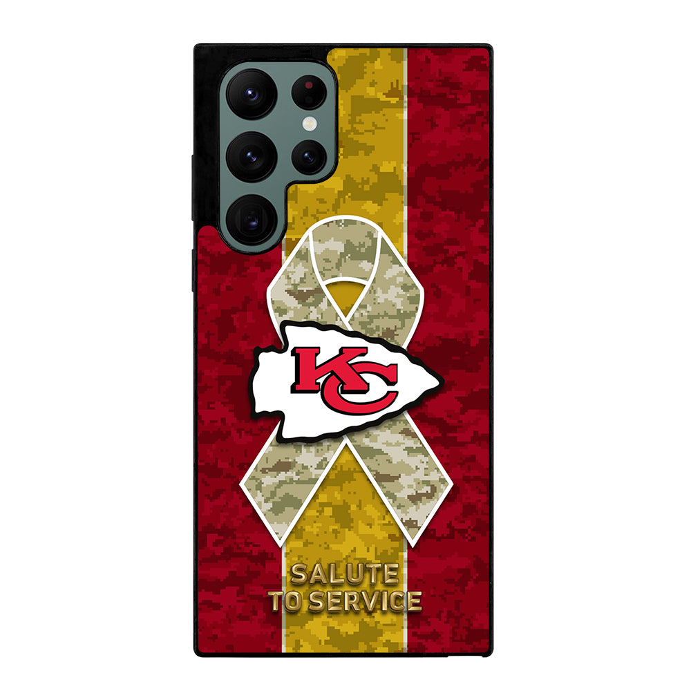 KANSAS CITY CHIEFS ICON Samsung Galaxy S22 Ultra Case Cover