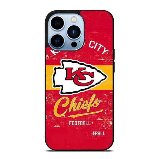 KANSAS CITY CHIEFS LOGO FOOTBALL iPhone 13 Pro Max Case Cover