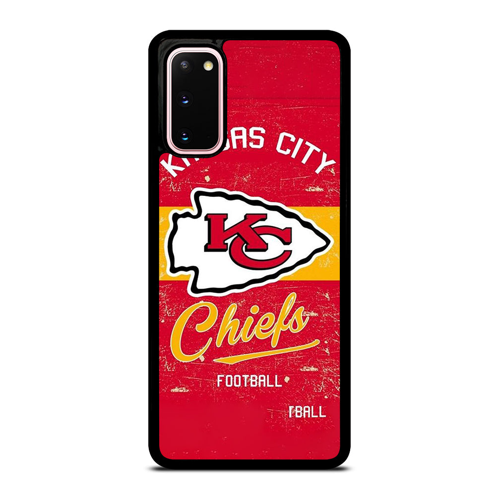 KANSAS CITY CHIEFS LOGO FOOTBALL Samsung Galaxy S20 Case Cover