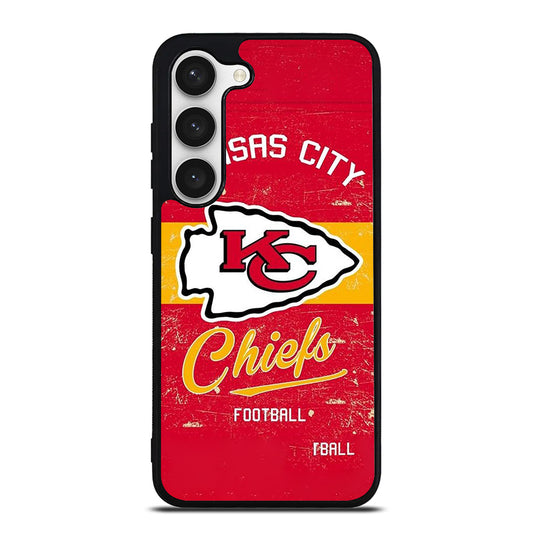 KANSAS CITY CHIEFS LOGO FOOTBALL Samsung Galaxy S23 Case Cover