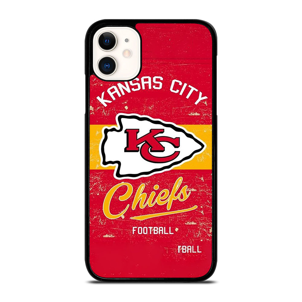 KANSAS CITY CHIEFS LOGO FOOTBALL iPhone 11 Case Cover