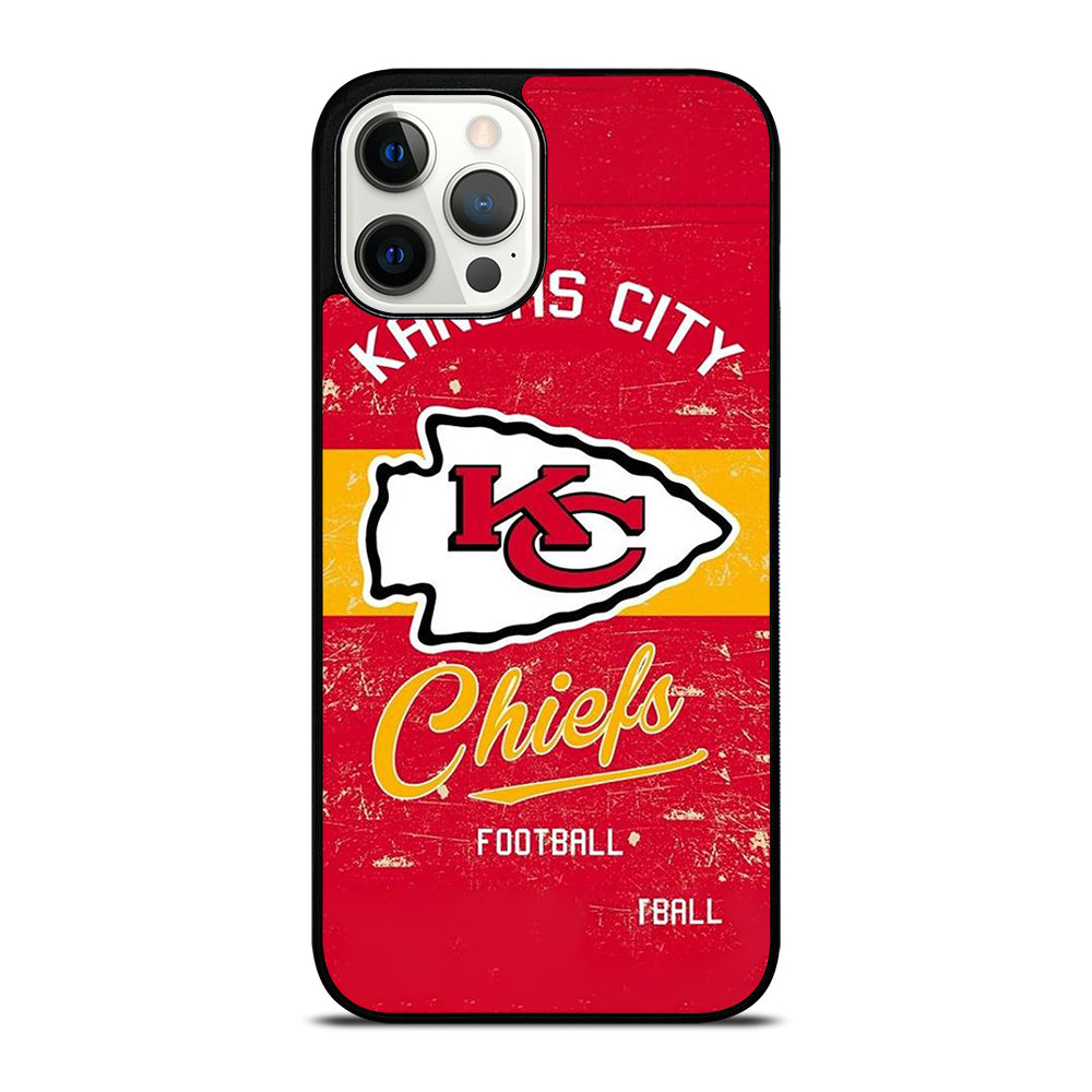 KANSAS CITY CHIEFS LOGO FOOTBALL iPhone 12 Pro Max Case Cover