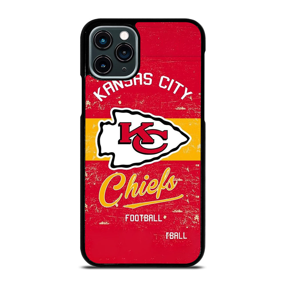 KANSAS CITY CHIEFS LOGO FOOTBALL iPhone 11 Pro Case Cover
