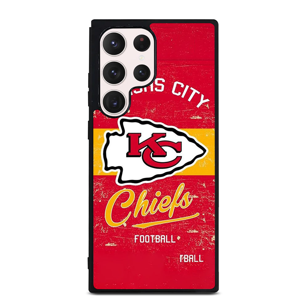 KANSAS CITY CHIEFS LOGO FOOTBALL Samsung Galaxy S23 Ultra Case Cover