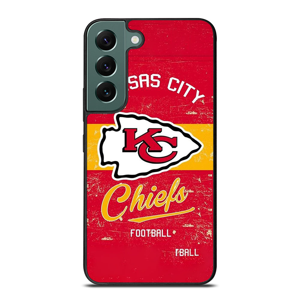 KANSAS CITY CHIEFS LOGO FOOTBALL Samsung Galaxy S22 Case Cover