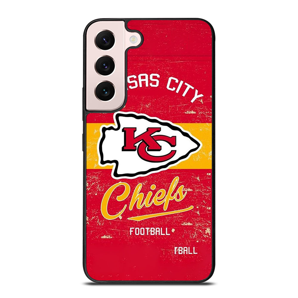 KANSAS CITY CHIEFS LOGO FOOTBALL Samsung Galaxy S22 Plus Case Cover
