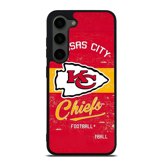 KANSAS CITY CHIEFS LOGO FOOTBALL Samsung Galaxy S23 Plus Case Cover