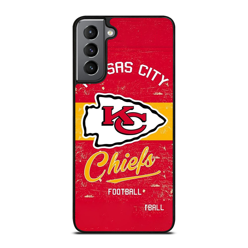 KANSAS CITY CHIEFS LOGO FOOTBALL Samsung Galaxy S21 Plus Case Cover