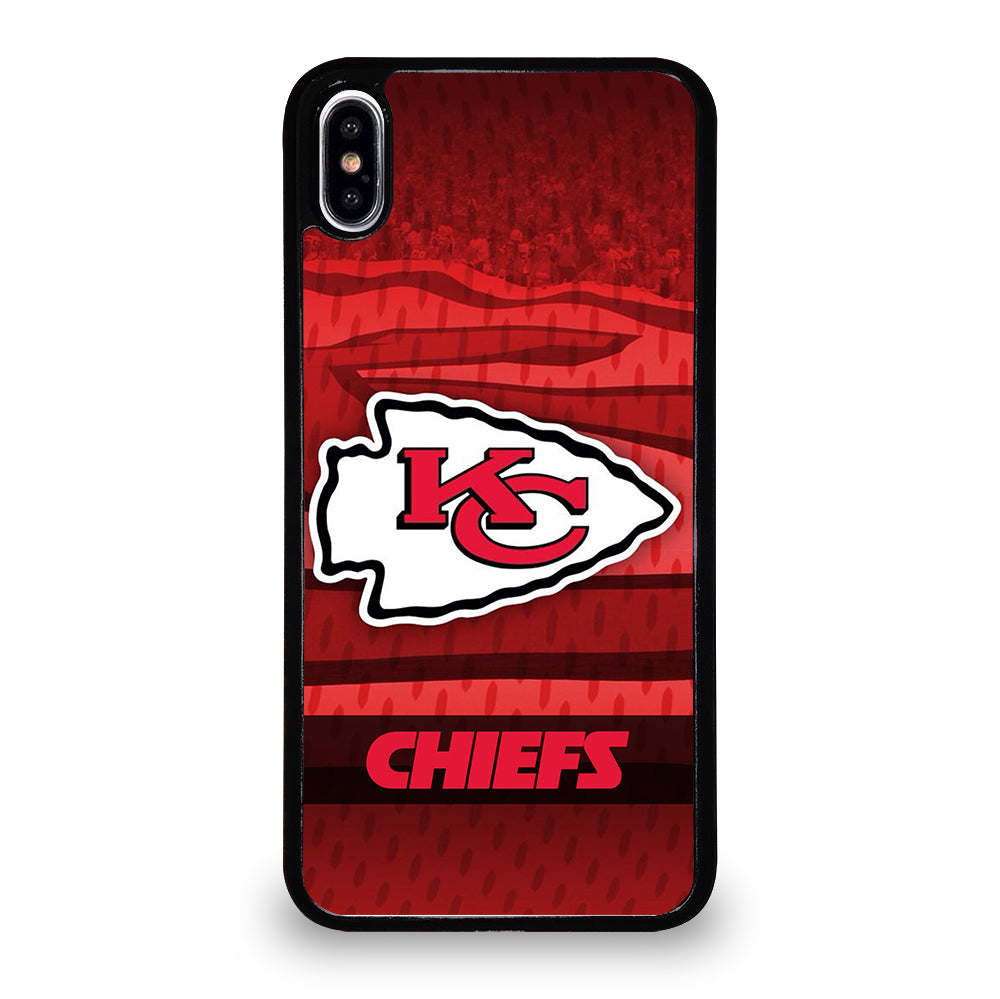 KANSAS CITY CHIEFS NFL LOGO FOOTBALL iPhone XS Max Case Cover
